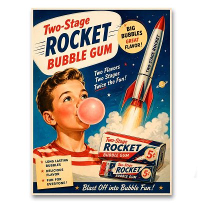 Juliste Two-Stage Robot Bubble Gum