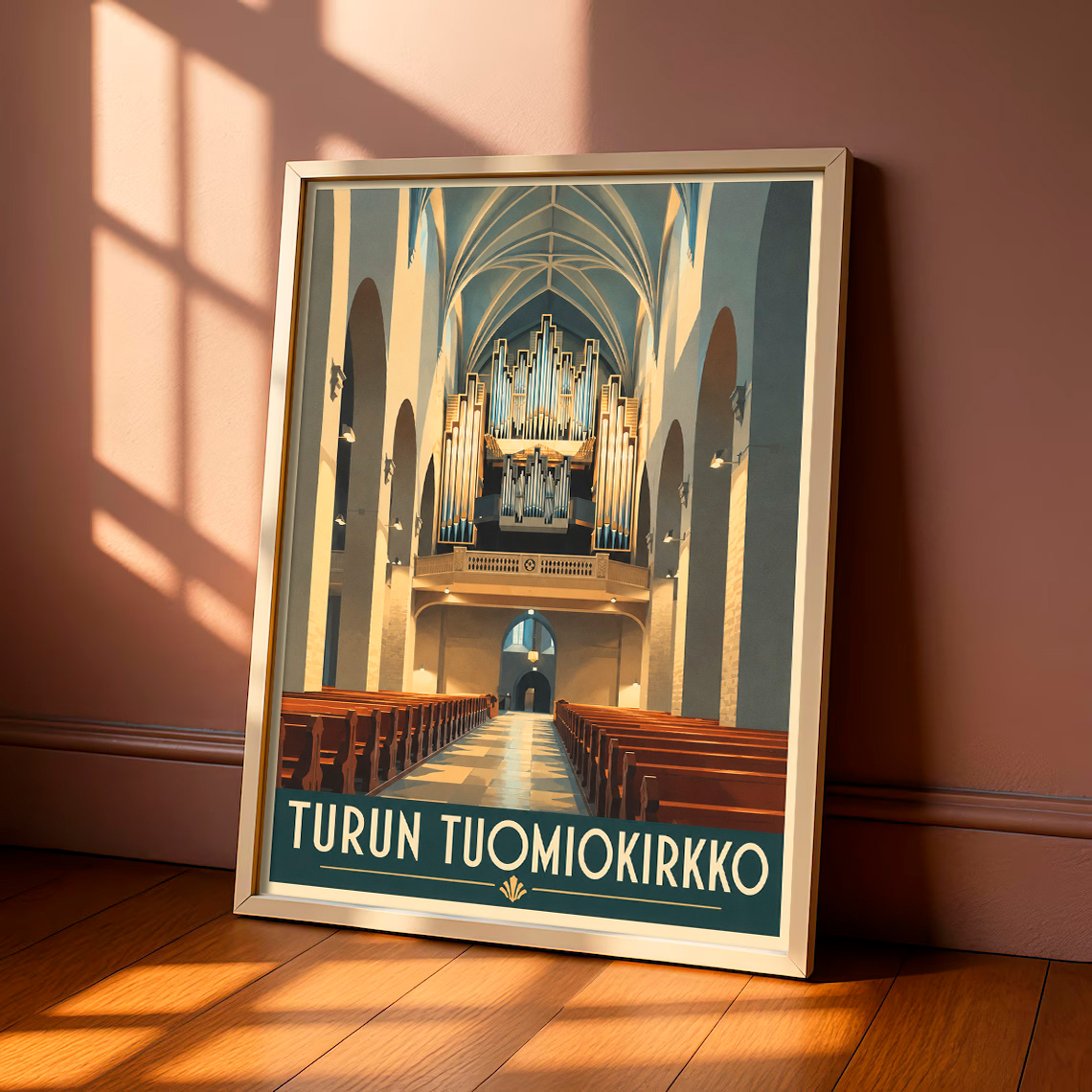 Turun tuomiokirkon matkailujuliste LÖ 50x70aaa